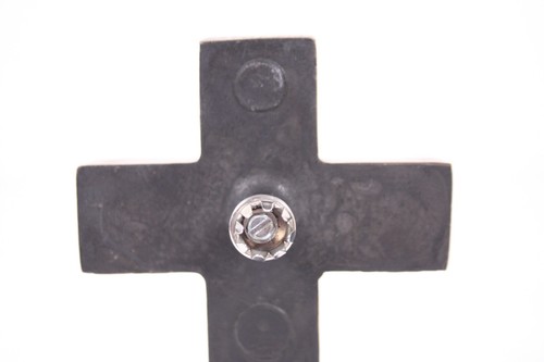 Cast Metal Rose Gold Tone 5.5” Crucifix Handle Hardware - Picture 5 of 12