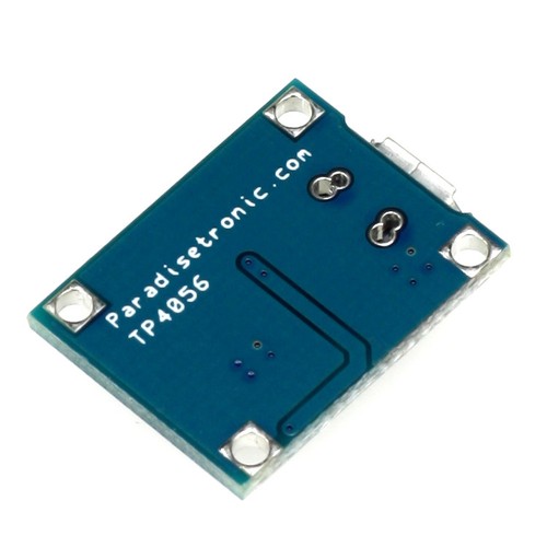 Li-Ion Lademodul TP4056, 1A, MicroUSB, Ladeelektronik f. LiIon/LiPo/LiPoly-Akkus - Picture 3 of 6