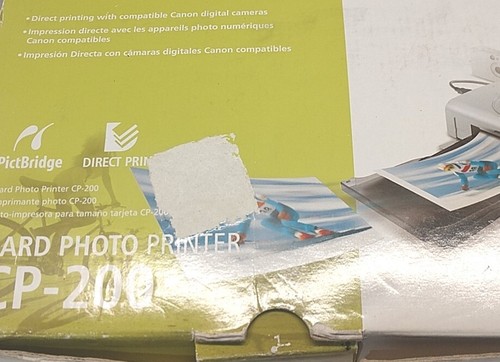 Canon Selphy CP200 Workgroup Thermo 4x6 Foto Postkarte Kompakt Drucker Komplett - Bild 15 von 18