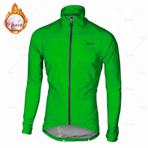Set abbigliamento ciclismo invernale pile termico uomo maniche lunghe jersey tute outdoor - Foto 38 di 39