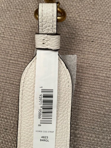 Coach Armband mit Pferd und Kutsche Druck Messing/Kreide taupe Neu mit Etikett authentisch - Bild 7 von 8