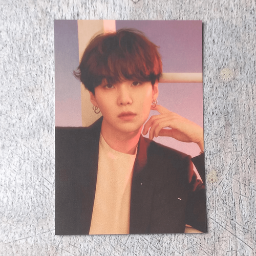 BTS HYBE Insight Museum Official Photo Card & Postcard - Suga Set of 4 Yoongi - Picture 3 of 6