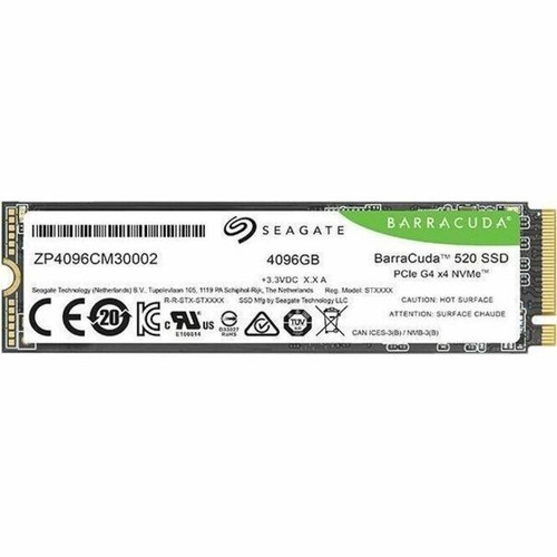Seagate ZP4096CM3A002 BarraCuda 520 4 TB Solid State Drive - M.2 2280 Internal - Picture 3 of 4