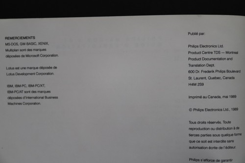 MS-DOS 4.01 + Manuel en français + Philips System Utilities - Photo 7/10