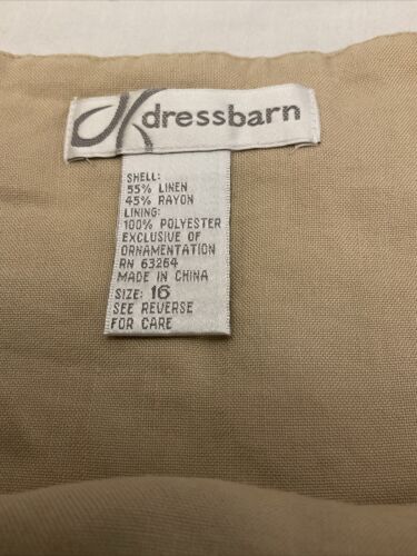 Dressbarn brauner Rock ~ geblümt ~ Damen 16 - Bild 5 von 10