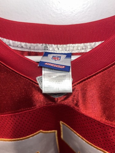 Reebok Kansas City Chiefs Larry Johnson Football Jersey 54 Red - Picture 3 of 4
