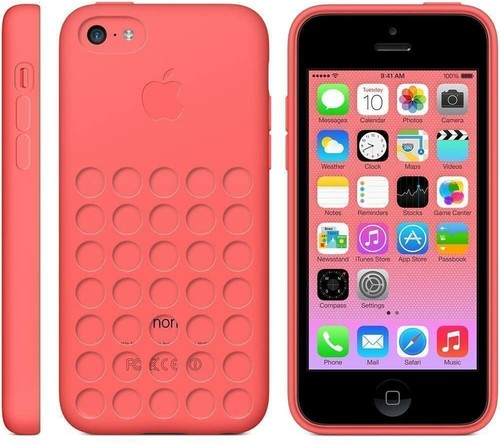 Apple MF036ZM/A Etui coque de protection pour iPhone 5C Rose original - Photo 3 sur 6