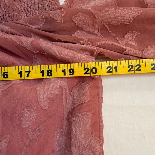 Coquette Top Schulterfrei Zierlich Gr. L Schlagärmel Boho Hippie Chic Fließend Neu mit Etikett - Bild 9 von 15