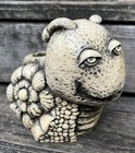 Weirdo Snail Resin Vinyl Planter 1975 Royalty Industries, Inc. USA Florida — photo 1