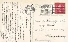 California San Francisco 1923 machine  2c Washington Franklin PPC to Germany.