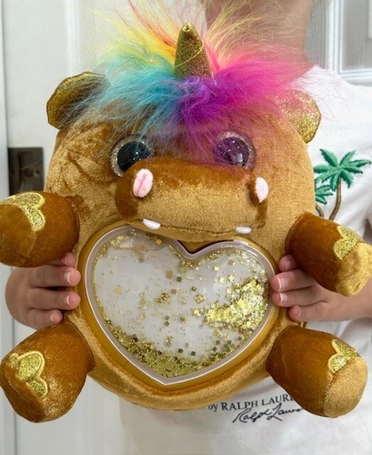 Zuru Fairycorn Surprise Rainbowcorns Golden Hippo Unicorn Hippocorn Plush Toy - Picture 11 of 12