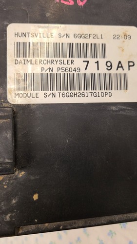 2006-2009 CHRYSLER PT CRUISER FUSEBOX CONTROL MODULE P56049719AP - Picture 2 of 6