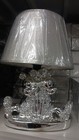 Crushed Crystal Diamond Bling Minnie & Mickey Mouse Lamp With Shade & LED Bulb