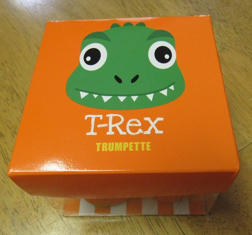 NUEVO CON ETIQUETAS Nuevos Calcetines Trumpette T-Rex Dinosaurio Naranja Talla 0-12 Meses Regalo en Caja - Imagen 2 de 3