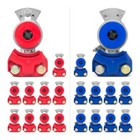 20 Pc Glad Hand Set 10 Red Emergency 035048 & 10 Blue Service 035049 Gladhands