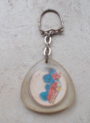 Antique old SHELL Logo Oil Keyring key chain France petroliana vintage 60s #4 - Picture 2 of 2