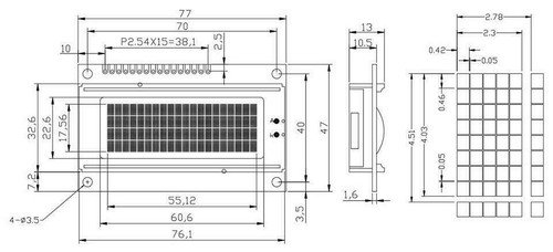 LCD 2004 gelb seriell IIC I2C TWI 20x4 LCD2004 Modul Display Bildschirm Arduino - Bild 5 von 8