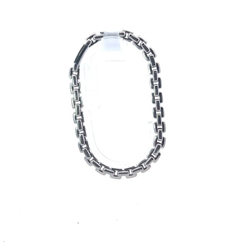 Pulsera De Enlace Boston De Acero Inoxidable Y Oro De 18k 8.25" - Imagen 5 de 5