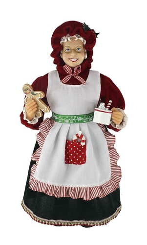 Windy Hill Collection 16" Inch Standing Mrs. Santa Claus Christmas Figurine - Picture 6 of 9
