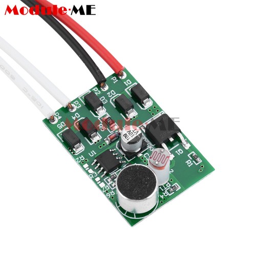 Sound Sprachsteuerung Sensor Schalter/Mikrowelle Radar Sensor Modul Auto Einschalten - Bild 13 von 34