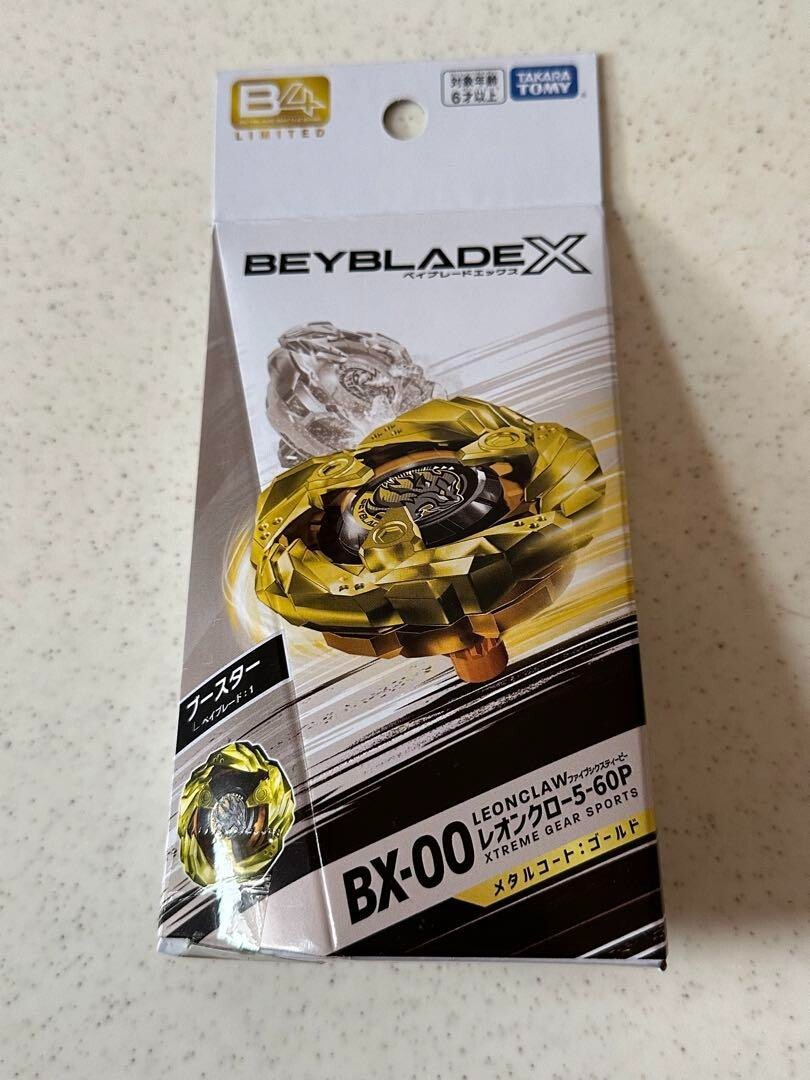 Beyblade X BX-00 Leon Claw 5-60P Limited Gold ver TAKARA