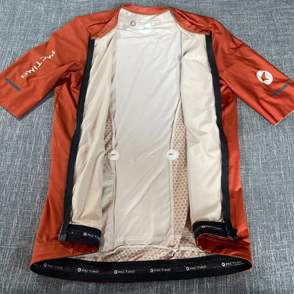 Camiseta deportiva Pactimo para mujer talla S Summit naranja quemada ligera de ciclismo Foto 4 de 4