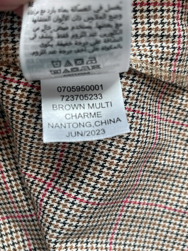 Kit & Sky Juniors Plaid Blazer Dress Size XXS Brown Pink Long Sleeve🤎NEW🩷 Cute - Picture 11 of 13