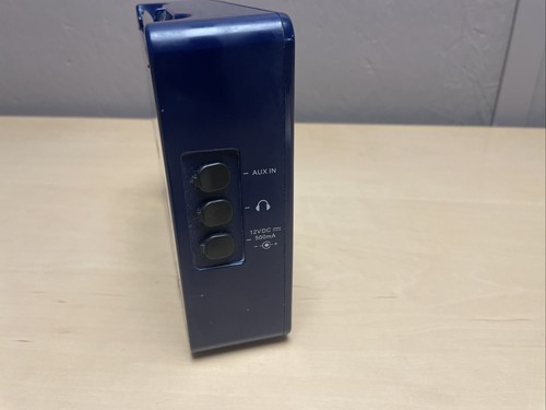Tivoli Audio SongBook AM/FM Alarm Clock Radio BLUE/SILVER w Power Supply Nice! - Picture 16 of 17