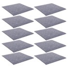  10 Pcs Self-adhesive Patchwork Carpet Peel-and-stick Floor Tile Squares