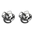2X 2PIN Earpiece Headset Mic for Radio Security Walkie Talkie High Quality8930