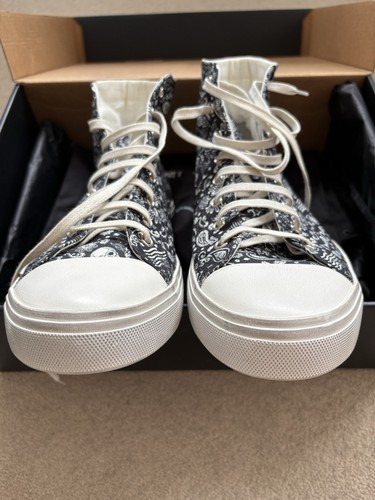 Zapatillas deportivas Saint Laurent Bedford calavera caña alta - UK9 - Daniel Craig - Imagen 6 de 18