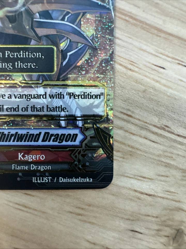 Bushiroad Cardfight Vanguard Perdition Dragon, Whirlwind Dragon BT17/L04EN LR - Image 2 of 4