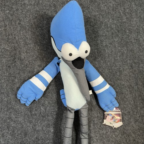 Regular Show Mordecai Plüschtier Fabrik 2014 28 Zoll Cartoon Network mit Etikett - Bild 6 von 20