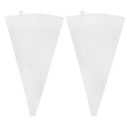 2 Pcs Pastry Bags Resuable Piping Bags Piping Pastry Frosting piping bags
