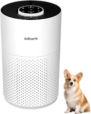 Air Purifiers for Home Bedroom, ADTARK Cleaner White-1 Pack, Pack 