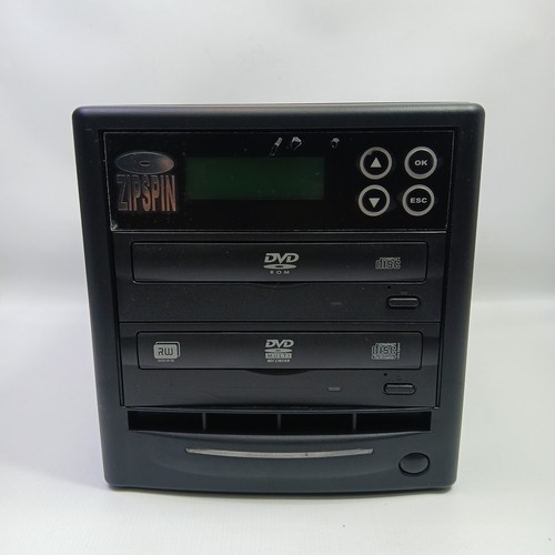 ZipSpin CD/DVD Disc Duplicator C-121-Pro W/ Power Cord Tested And Working - Picture 1 of 8