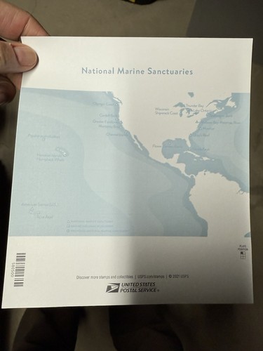 3 feuilles de timbres USA Forever, tortues, science du soleil, sanctuaire marin FV 39,42 $ - Photo 6/6