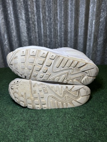 Zapato deportivo Nike Air Max 90 triple blanco para mujer talla 8,5 - usado - DH8010 100 - Imagen 18 de 20