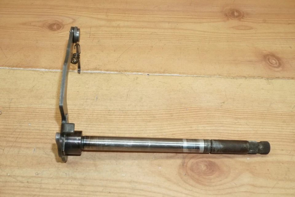 Yamaha L5T 100 1970 L5TA 1969 palanca de cambios eje engranaje YG5 G6S 164-18101-02-00 Foto 2 de 4