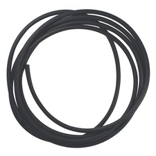 GRAINGER APPROVED ZUSA-RC-55 Buna-N Round Cord,1/2" D,25' L,70A,Black 6VFF1