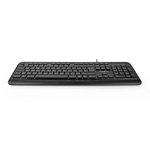 Nedis, Kabelgebundene Tastatur USB-A QWERTZ DE 104 Tasten, Schwarz - Bild 3 von 8