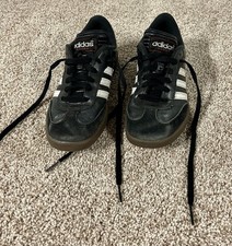 adidas Samba Indoor kids Soccer Shoes White/Black, Unisex Size 3 youth