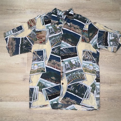Vtg Reyn Spooner Shirt Hawaiian Size Medium Hollywood California - Picture 12 of 13