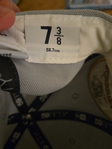 Chicago White Sox Fitted Hat  7 3/8 Inch Size Cooperstown Collection - Bild 5 von 6