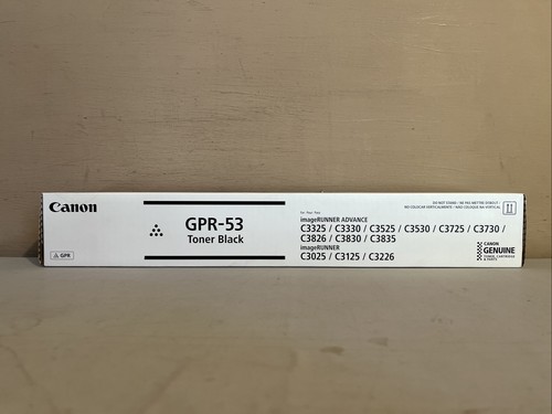 Canon GPR-53 8524B003AA Black Cartridge IR C3320 C3325 C3330 New Sealed Box - Picture 2 of 6