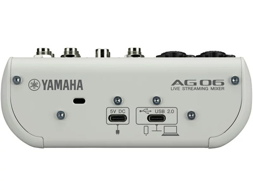 Yamaha AG06MK2 W Weiß Live Streaming Mixer - Bild 3 von 3