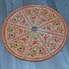 Vintage Deborah Mallow Pizza Slice Party Plates Pepper Smiley Face Complete Pie