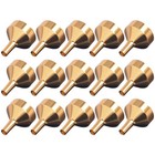 15Pcs Small Metal Funnels Liquid Filling Funnels for Perfume Bottle