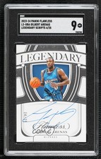 2023-24 Panini Flawless Legendary Scripts /25 Gilbert Arenas SGC 9 MINT Auto