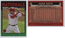 2021 Topps Silver Pack 1986 Topps Chrome Baseball Green /99 Juan Soto #86BC-96